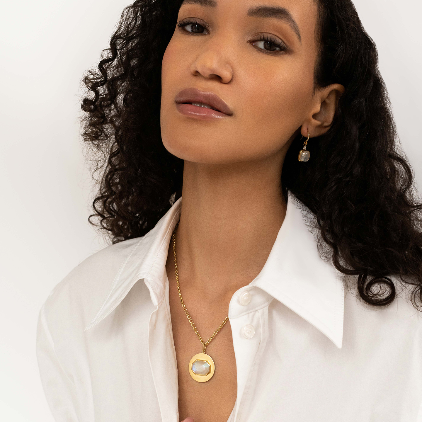 Irene Neuwirth Rainbow Moonstone Necklace