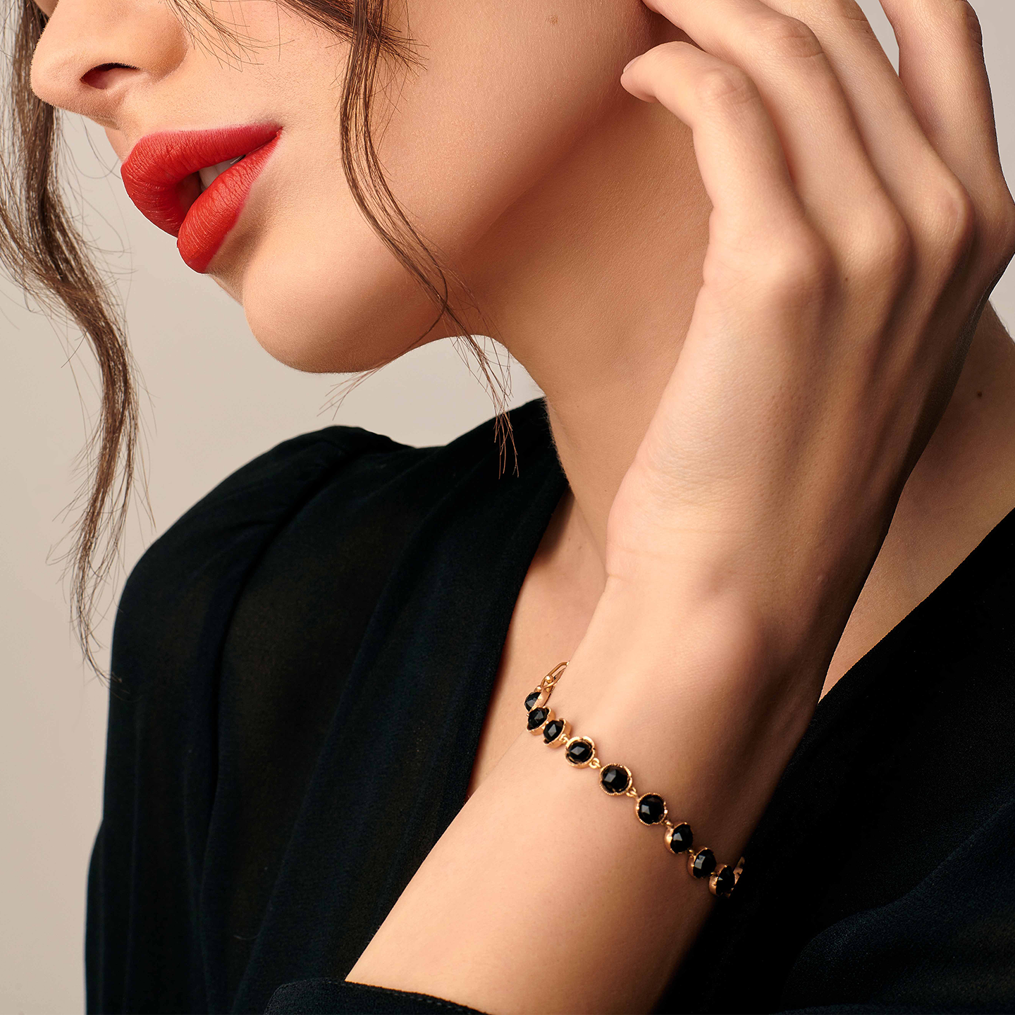 Irene Neuwirth Classic 5mm Onyx Bracelet