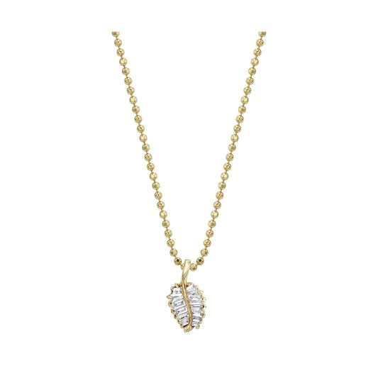 Anita Ko 'Small Palm Leaf' Diamond Necklace