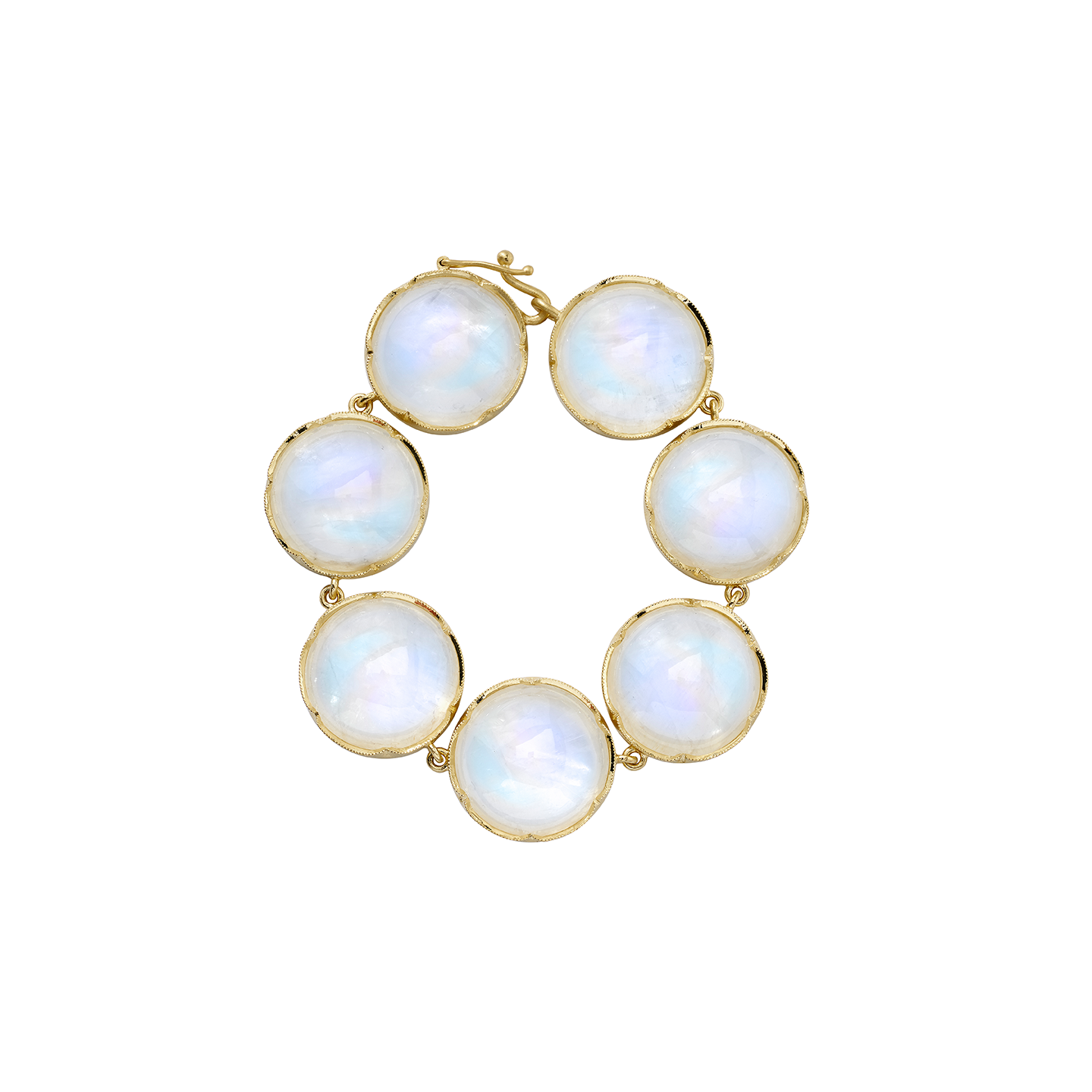 Irene Neuwirth 'Classic' 20mm Cabochon Rainbow Moonstone Bracelet
