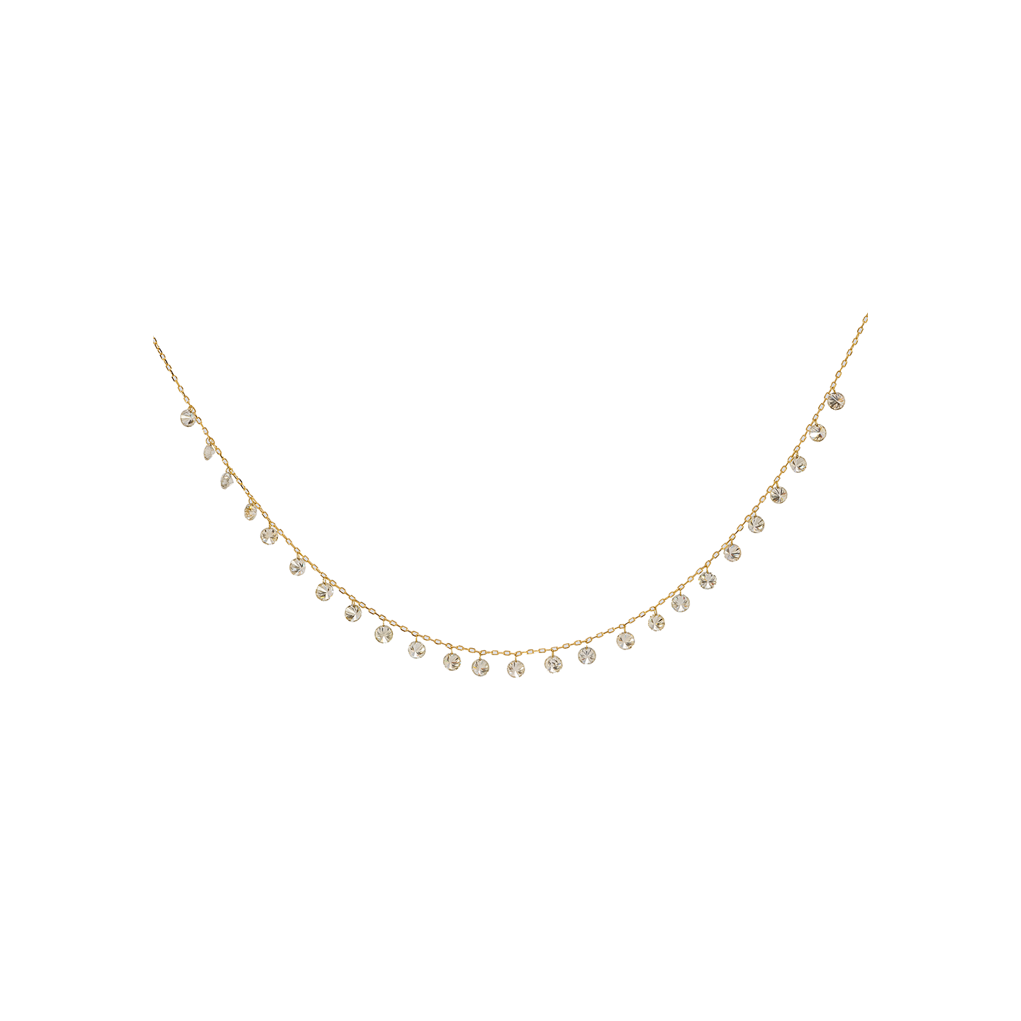 Kai Linz Floating Diamond Drop Necklace
