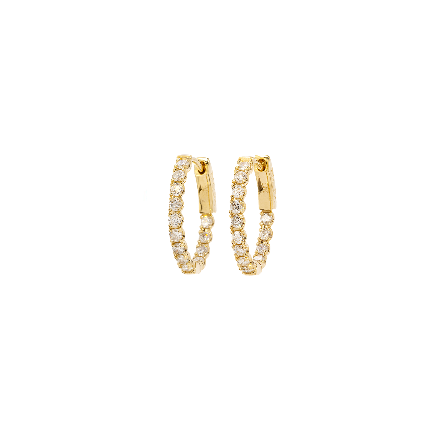 Kai Linz Full Cut Diamond Huggies