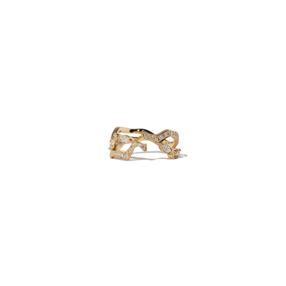 Milamore 'Kintsugi' Pave Diamond Ring II
