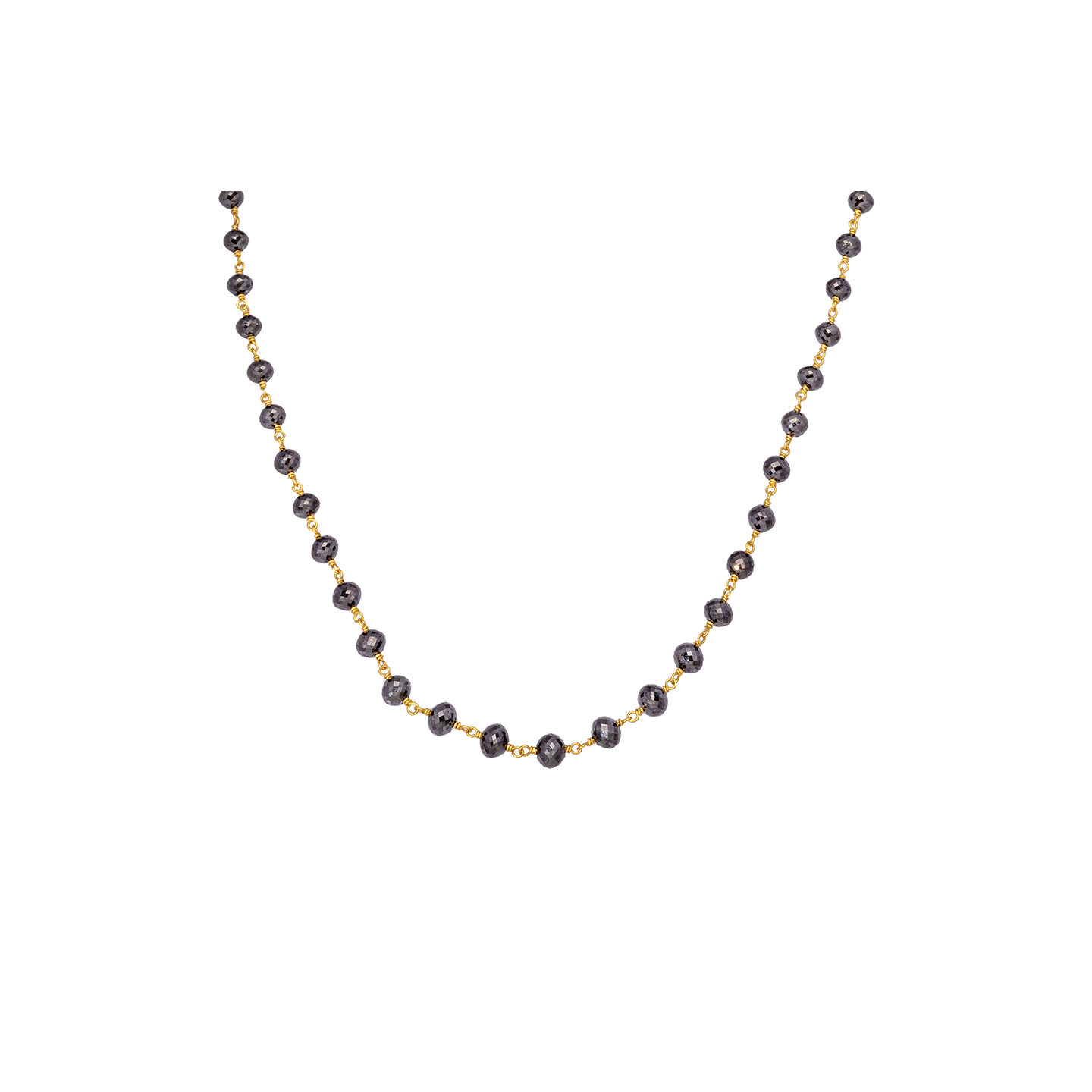 Caroline Ellen Black Diamond Necklace