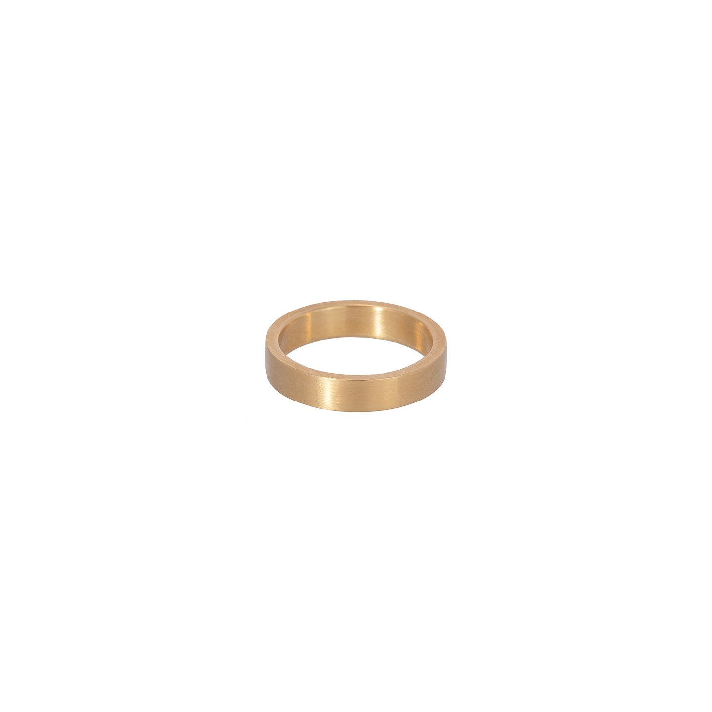 Caroline Ellen Flat Gold Band