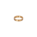 Caroline Ellen Flat Gold Band