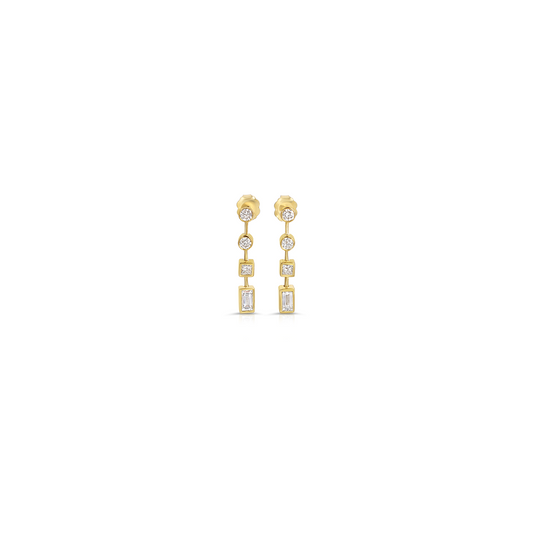 Nancy Newberg Petite Diamond Drop Earrings