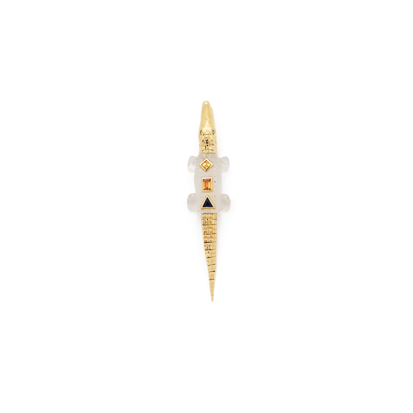 Bibi Van Der Velden Alligator Pop Art Bite Earring - Single