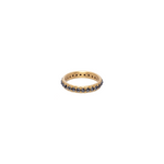 Caroline Ellen Wide Pave Black Diamond Ring