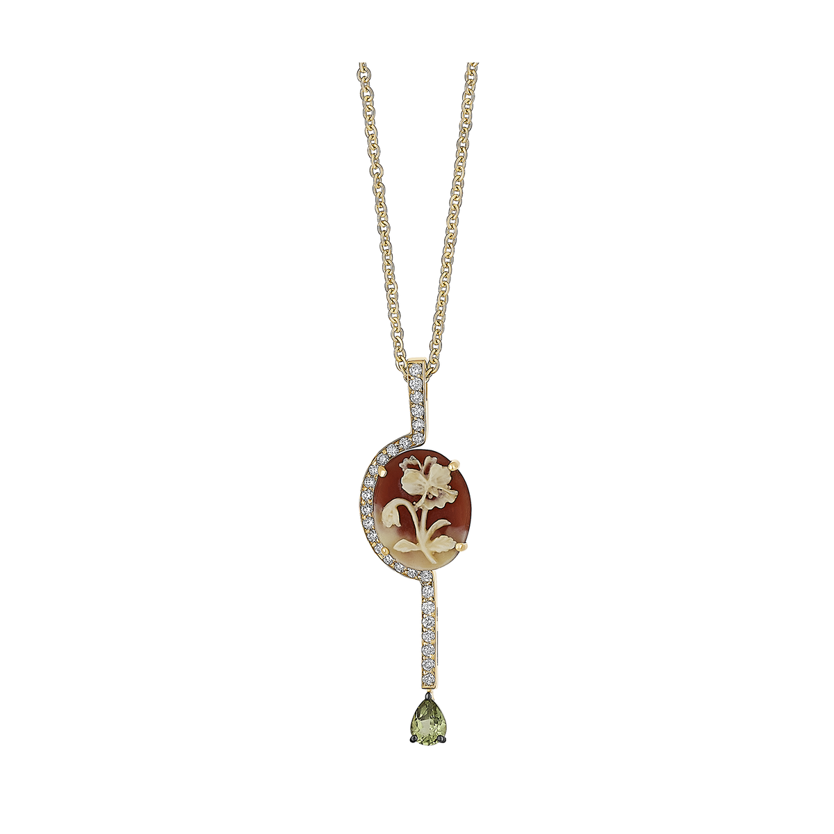 Francesca Villa Dawn Vintage Cameo Necklace