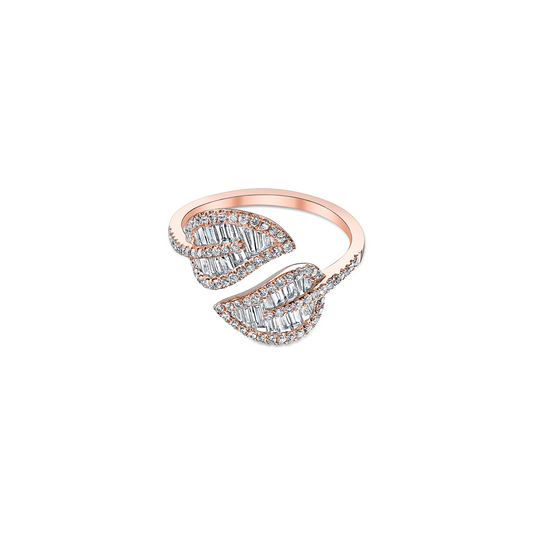 Anita Ko Small Leaf Diamond Ring