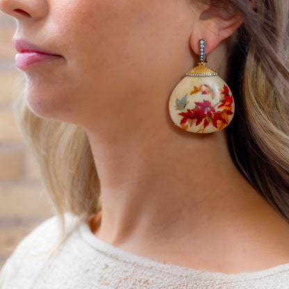 Silvia Furmanovich Marquetry Japanese Maple Earrings