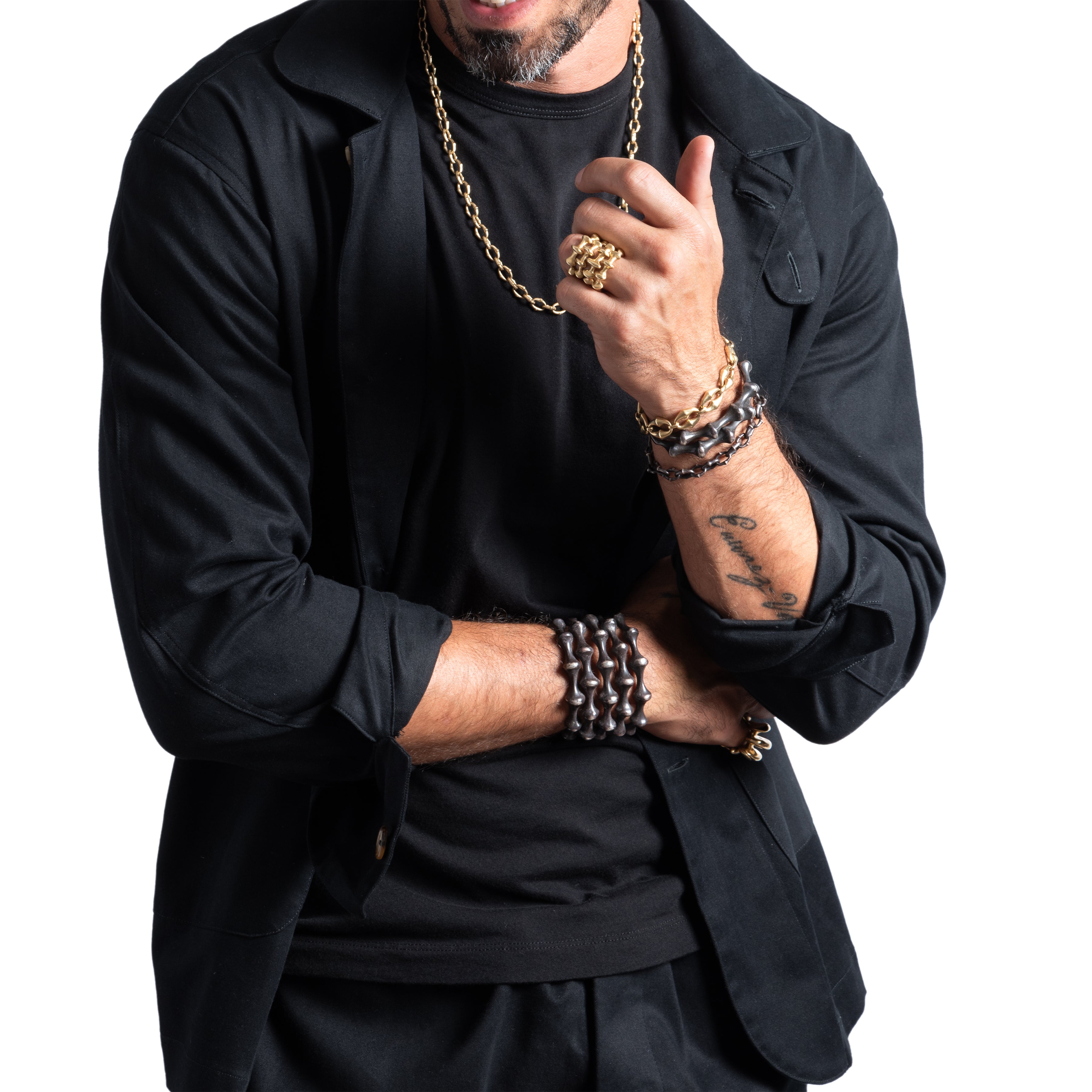 VRAM Men's Chrona V Sterling Cuff