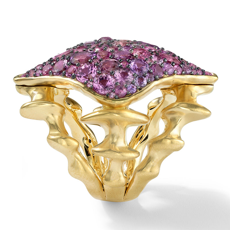 VRAM DiaChrona Triple Band Sapphire Ring