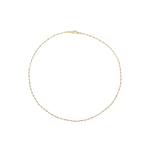 Caroline Ellen Tiny Light Grey Diamond Rondelle Bead Wrap Necklace