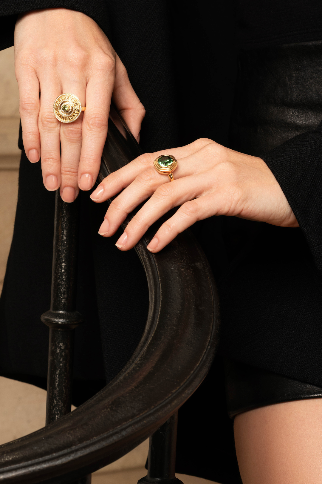 Harwell Godfrey One-of-a-Kind Cairo Green Tourmaline Ring