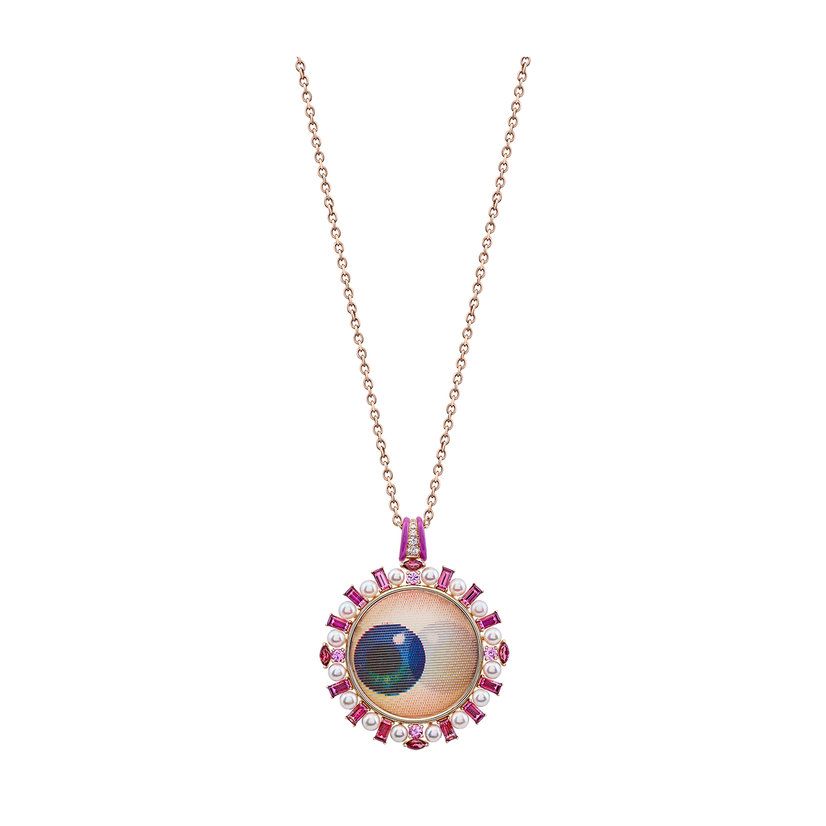 Francesca Villa 'Made You Look' Lenticular Necklace