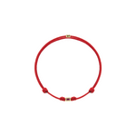Luis Morais Ruby Baguette Corrugated Ingot on Cord Bracelet