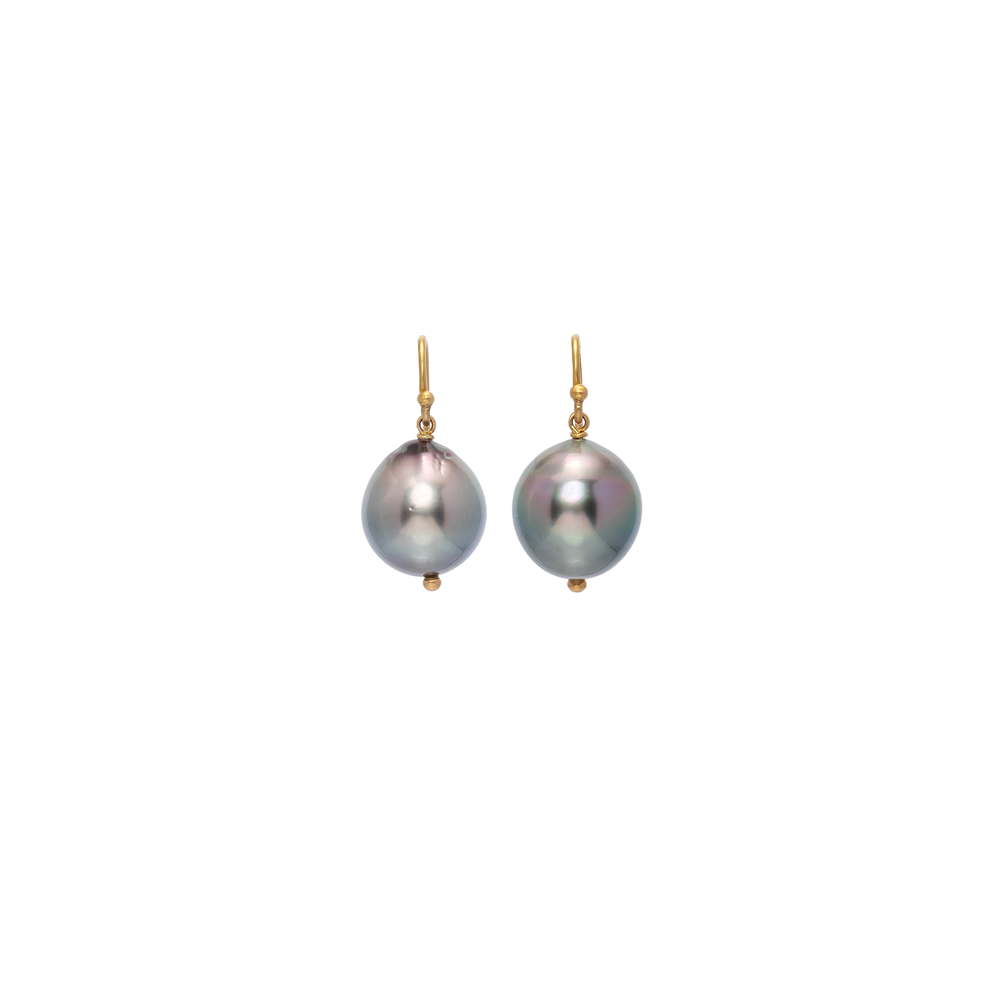 Caroline Ellen Tahitian Pearl Drop Earrings