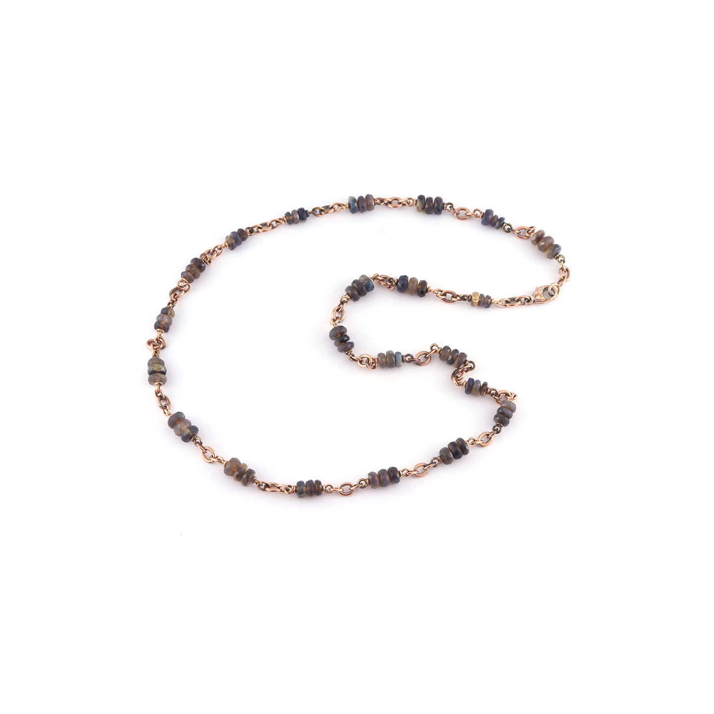 Sylva & Cie Faceted Opal Necklace