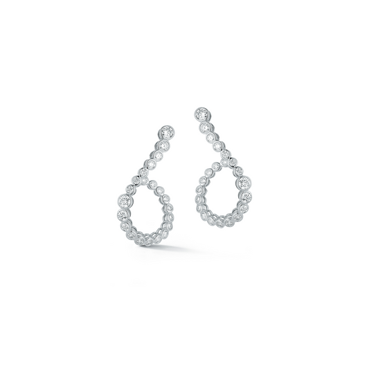 Ondyn Halo Diamond Earrings