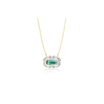 Harwell Godfrey One-of-a-Kind Tie Dye Bi-Color Tourmaline 'Bianca' Necklace