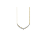 Anita Ko Diamond Curved V Pendant