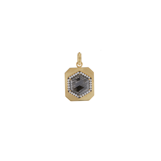 Sylva & Cie Electra Rough Diamond Pendant