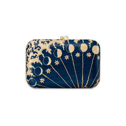 Silvia Furmanovich Marquetry Moon Phase Clutch