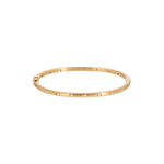Caroline Ellen Star Set Rounded Hinge Bangle