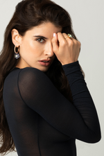 Irene Neuwirth One-of-a-kind 'Tropical Flower' Jeweled Hoops