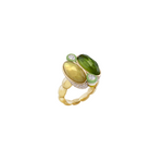 Francesca Villa Peridot and Lemon Quartz Ring