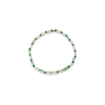 Luis Morais Three Mini Tetras on Aventurine Beaded Bracelet