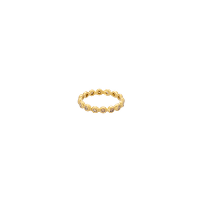 Caroline Ellen Cognac Diamond Ball Ring