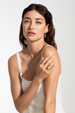Irene Neuwirth One-of-a-Kind 'Gemmy Gem' Double Stone Earrings with Green Tourmaline and Kunzite