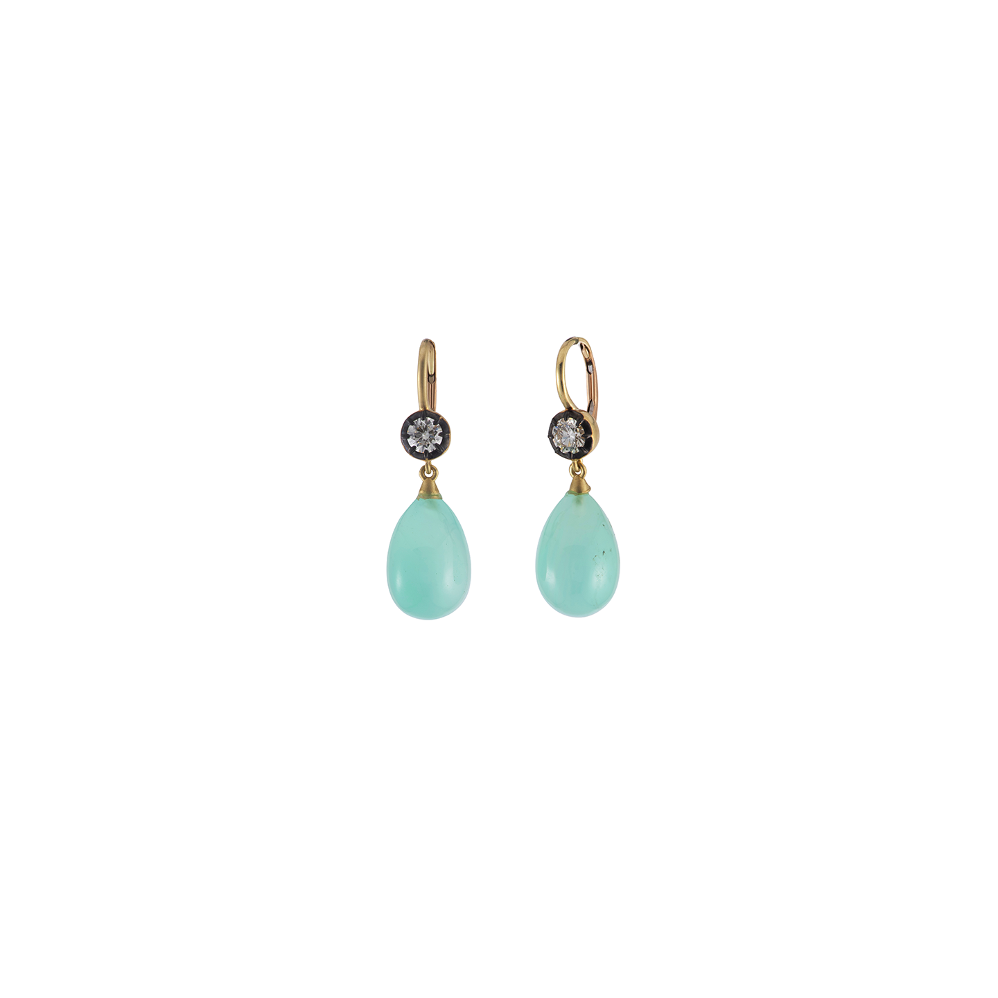 Sylva & Cie Calcite Bulb Earrings