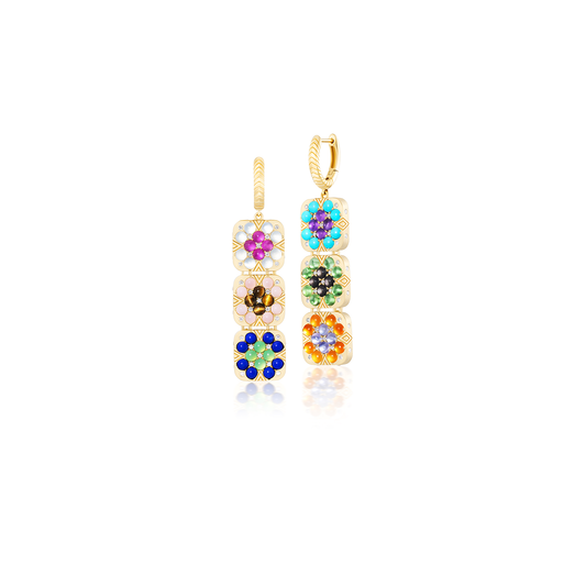 Harwell Godfrey Granny Squares Lucille Earrings