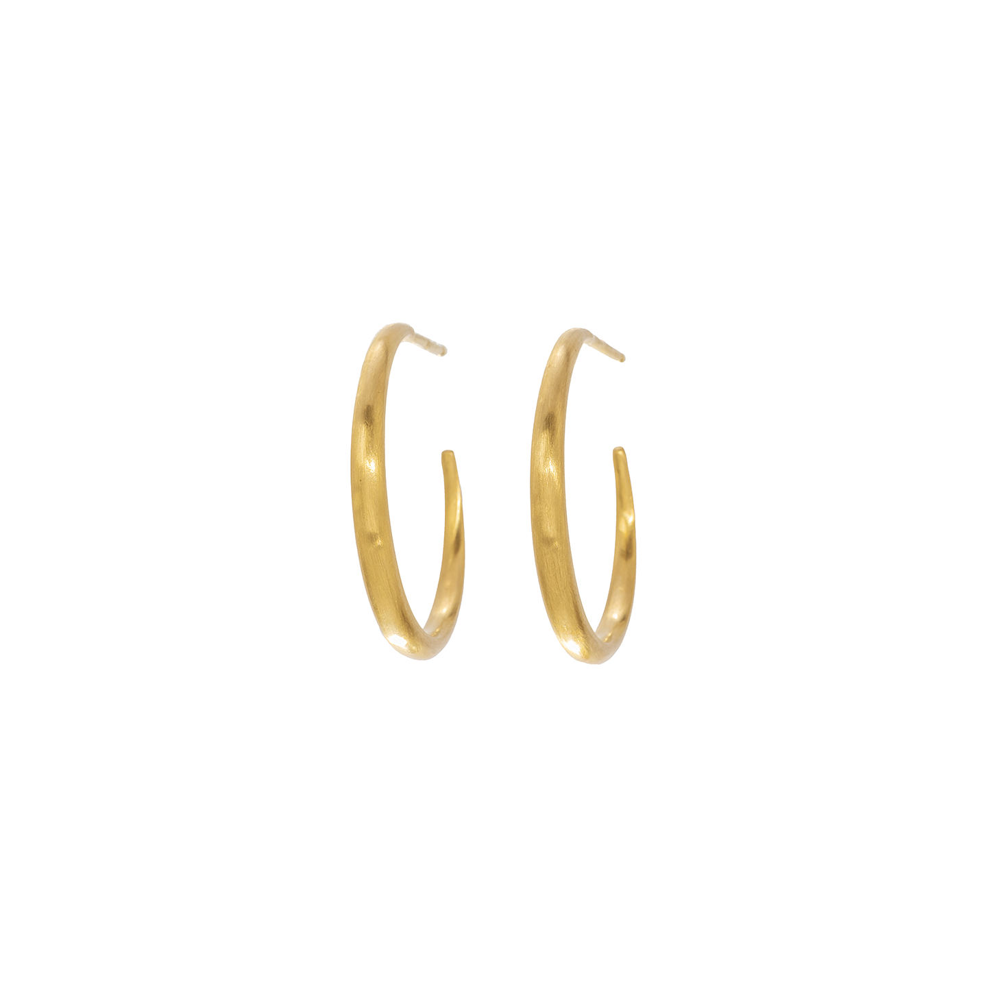 Caroline Ellen Graduated Round Hoop Earrings