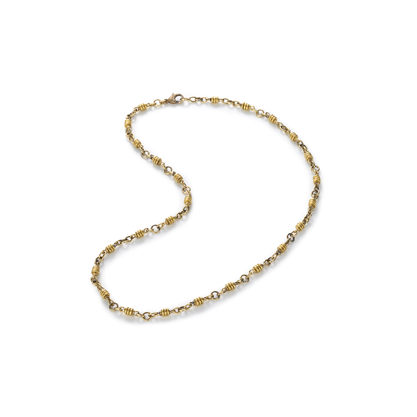 Sylva & Cie Gold Wheel Necklace