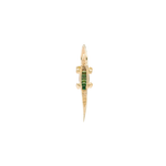 Bibi Van Der Velden Alligator Tsavorite Bite Earring-Single