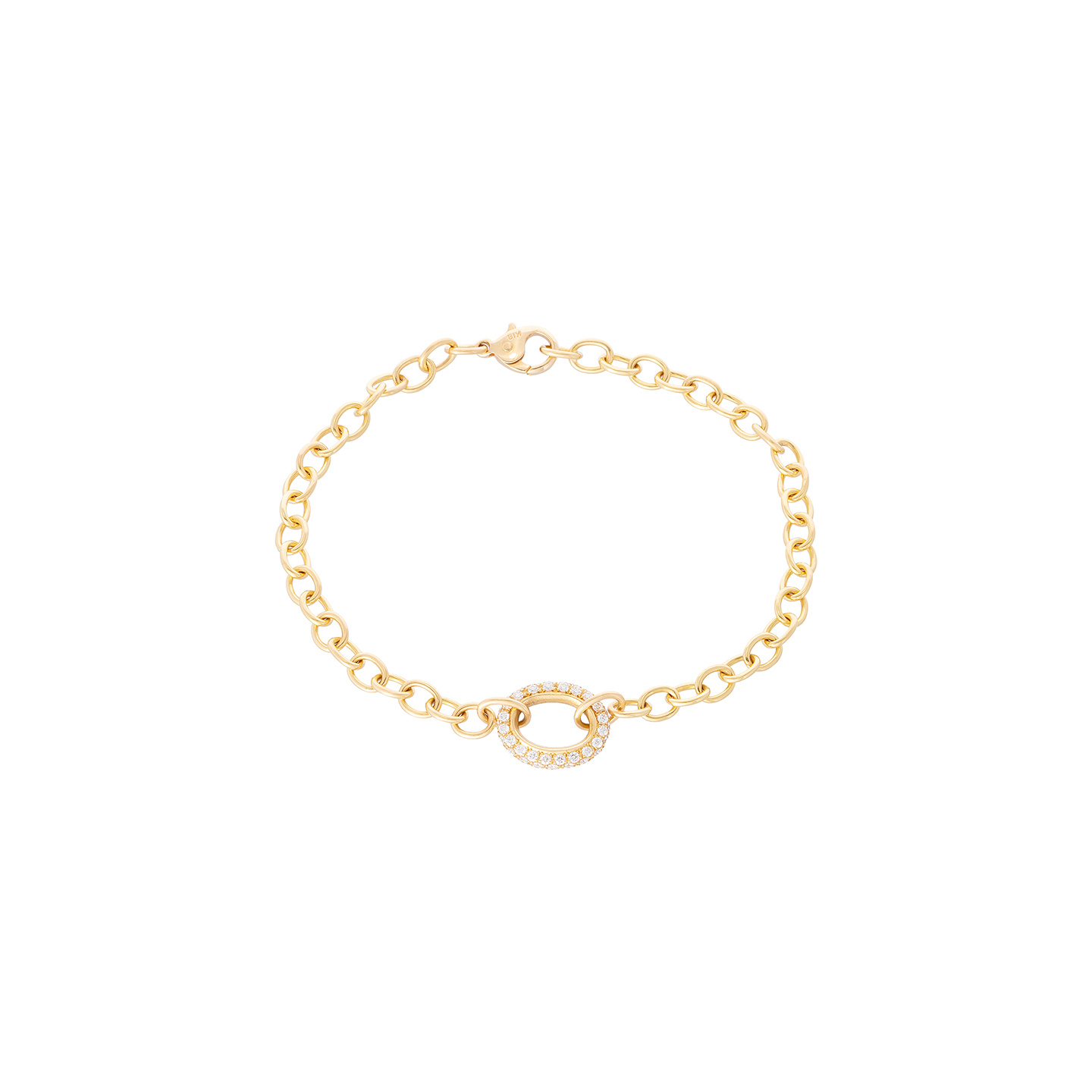 Caroline Ellen Pave Oval Bracelet