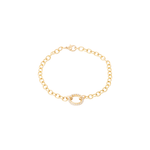 Caroline Ellen Pave Oval Bracelet