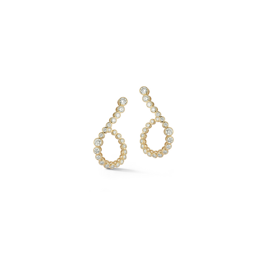 Ondyn Halo Diamond Earrings