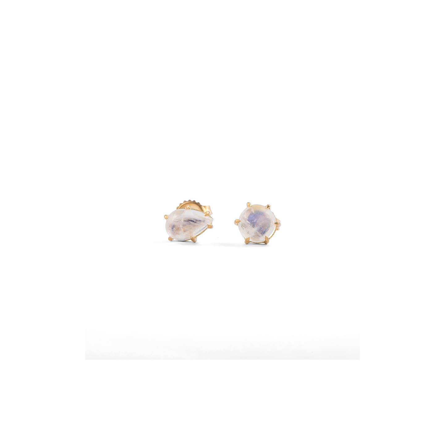 Sylva & Cie Moonstone Studs