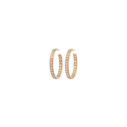 Caroline Ellen Diamond Hoops