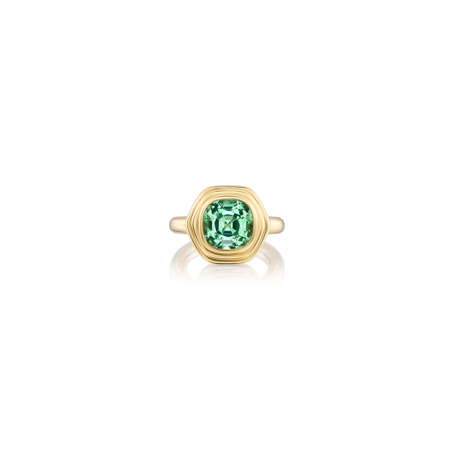 Harwell Godfrey One-of-a-Kind Cairo Green Tourmaline Ring