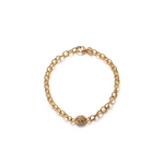 Caroline Ellen Small Cognac Diamond Nugget Bracelet