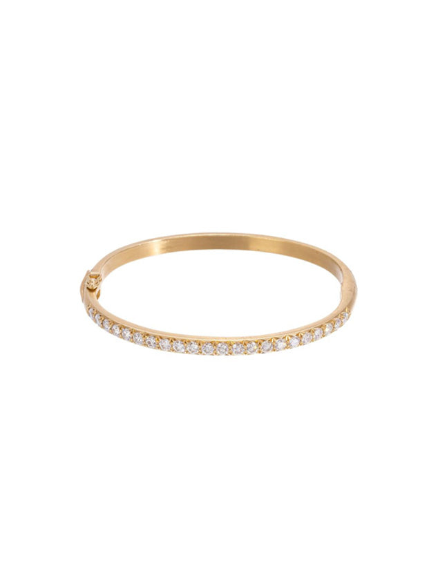 Caroline Ellen Pave Diamond Bangle