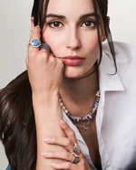 Sylva & Cie Small Square Ten Table Ring