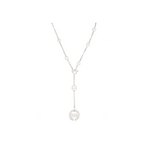 Hoorsenbuhs Lariat Necklace with Diamond Stations